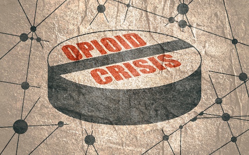 Opioid Crisis Concept