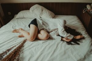 Woman With Postpartum Depression - Postpartum Depression and Addiction