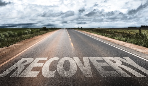 Road To Recovery Concept