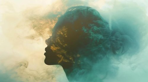 Abstract image representing lingering or persistent mental fog or discomfort